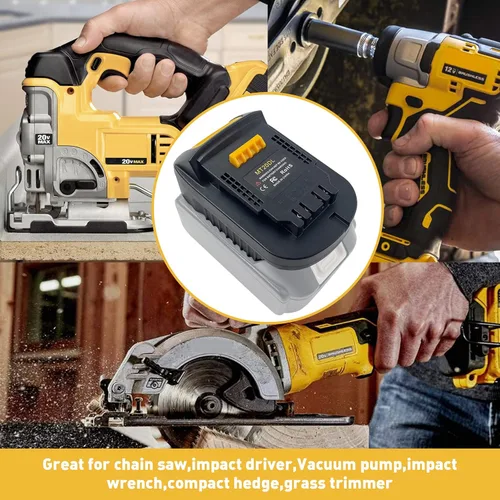 Miniatura 5 de EID Adaptador MT20DL para batería Makita de 18 V a Dewalt 20 V Max XR DCB180 Herramientas Convertir para Makita BL1850B BL1840 BL1830B BL1815 a