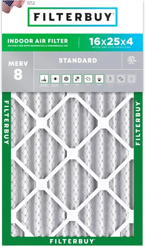 Miniatura 23 de Filterbuy - Filtro de aire MERV 8 de 8x14x1, defensa esencial contra el polvo y las alergias (1 unidad), filtros plisados electrostáticos
