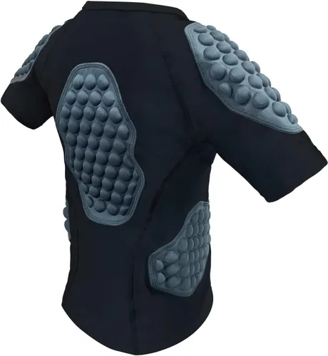 Miniatura 7 de Topeter Protector de pecho y costilla, camiseta protectora de paintball para niños y jóvenes Negro