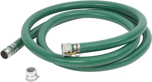 Miniatura 10 de Eastrans El kit de bomba de manguera de descarga incluye manguera de succión de PVC verde de 2 x 20 pies, filtro de succión de orificio redondo