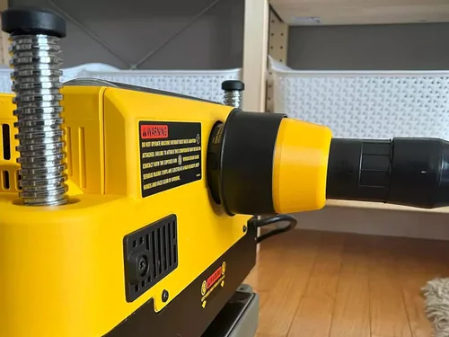 Miniatura 5 de Adaptador de manguera de 2 1/2 pulgadas compatible con cepilladora Dewalt DW735 y DW735x - ¡Hecho en EE. UU!