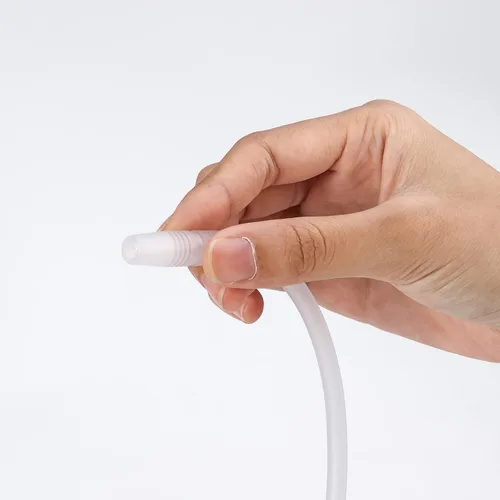 Miniatura 5 de Accesorios para máquinas de terapia de vacío, tubo de manguera tipo Y de silicona premium Yofuly Tubo de vacío de silicona transparente (pequeño)