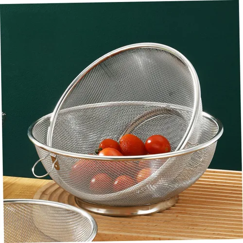 Miniatura 2 de Colador de malla de cocina de acero inoxidable para freír filtro de queso colador para cocina colador de acero