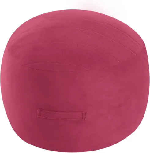 Miniatura 11 de MeMoreCool Puf Otomano Cuadrado Relleno Reposapiés, Puf de Suelo Reposapiés con Relleno de Trozos de Espuma, Otomano Relleno Suave Reposapiés
