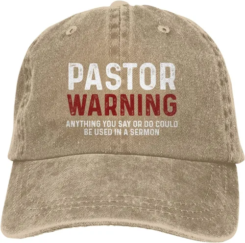Miniatura 12 de Regalos de agradecimiento para pastores, regalos para pastores para hombres, sombrero de advertencia para pastor, gorra de advertencia para pastor