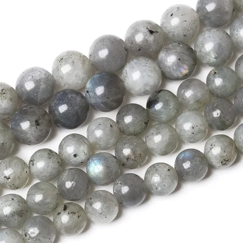 Miniatura 45 de 36 cuentas de calcedonia de jade rojo natural de 25/64 pulgadas (0.394 in), redondas sueltas, piedras preciosas energéticas curativas, para hacer