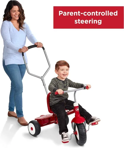 Miniatura 5 de Radio Flyer Deluxe Steer & Stroll Trike, Sencillo, Rosado