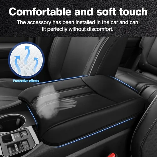 Miniatura 7 de Autorder Funda de consola central para Honda Pilot 2023-2025 2026 / Accesorios Honda Ridgeline Passport 2024-2026 Funda para reposabrazos