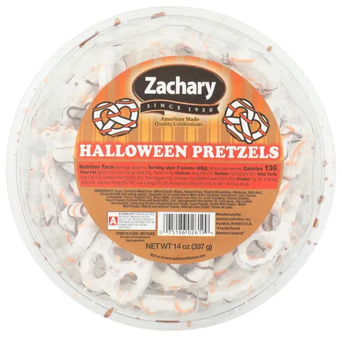 Zachary Tina de yogur de pretzel de Halloween de 14oz