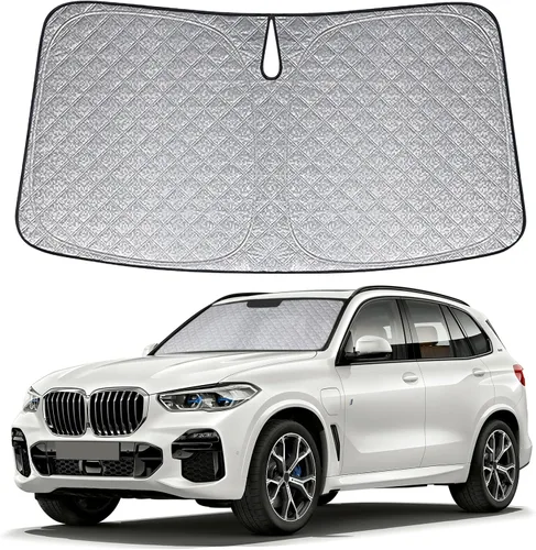 Miniatura 24 de Parasol de 6 capas para parabrisas de Honda Element 2003-2011, parasol plegable para automóvil con bolsa de almacenamiento, reflectante del calor