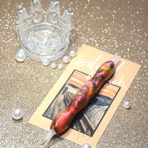 Miniatura 7 de Praise V Do Kit de herramientas de accesorios de taladro de pintura de diamante, 5D hecho a mano con diamantes para taladro, puntas de lápiz Rojo