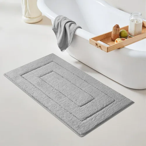 Miniatura 148 de GRANNY SAYS Alfombras de baño antideslizantes, lavables, extra suaves y absorbentes de agua para baño, alfombra de baño peluda de felpa, alfombra