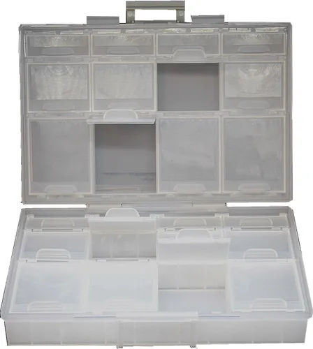 Miniatura 17 de AideTek BOXALL48 48 Tapas Caja Vacía Organizadora SMD SMT Tamaño 6 Pulgadas 9 Pulgadas Montaje en Superficie