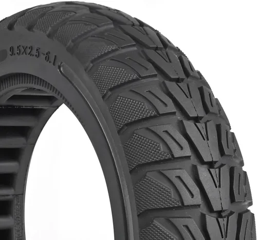 Miniatura 9 de Reemplazo de neumático sólido todoterreno de 9.5 x 2.5-6.1 para NIU KQi3 Pro/Max/Sport Scooter - Sin pinchazos, mantenimiento sin complicaciones
