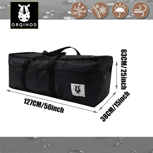Miniatura 2 de Bolsa de Almacenamiento de Cojines para Exteriores Impermeable, Bolsa Extra Grande para Cojines de Exterior 420D Resistente Bolsas de Almacenamiento