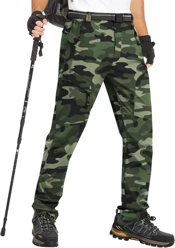 Miniatura 3 de SIKAINI Pantalones tácticos de secado rápido para hombre, ligeros, impermeables, para senderismo, Ripstop, con cinturón