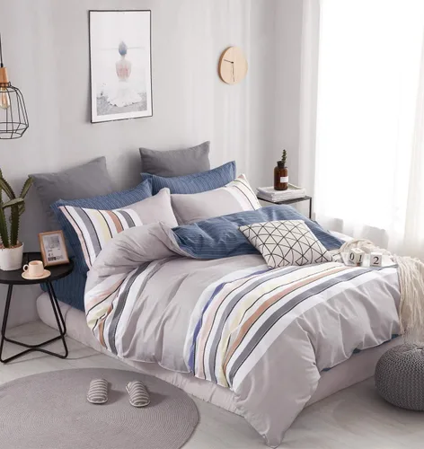 Miniatura 6 de Swanson Beddings Leafy Vines - Juego de cama de 3 piezas, 100% algodón: funda nórdica y dos fundas de almohada (tamaño King)
