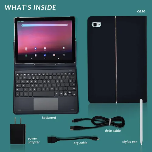 Miniatura 2 de Pyle Pantalla HD de 1080p, 5000 mAh, tableta Android dual de 10.1 pulgadas, cámara 2 en 1, compatible con WiFi, procesador de cuatro núcleos, 2 GB