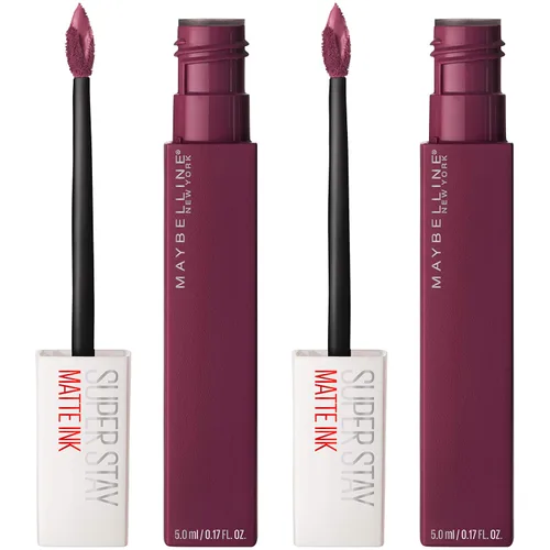 Miniatura 76 de Maybelline Super Stay Matte Ink Barra de Labios Líquida Maquillaje, Color de Alto Impacto de Larga Duración, Hasta 16H de Uso, Amazonian, Marrón 70