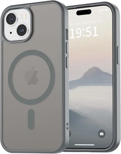 Miniatura 97 de vnnink para iPhone 12 y iPhone 12 Pro, funda de teléfono celular translúcida con protección contra caídas de grado militar, mate magnética