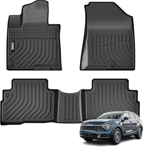Miniatura 39 de VIWIK Alfombrillas de Piso para Kia Sorento de 7 asientos 2016-2020 S/L/LX/EX/SX/SX Limited, Alfombrillas de Coche Automotrices 3D Antideslizantes