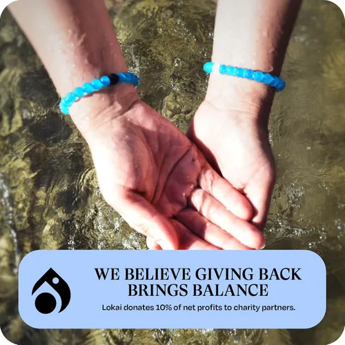 Miniatura 5 de Lokai - Pulseras de cuentas de silicona, colección The Cause, apoya la concientización por el cáncer de mama, la diabetes, el autismo, el alzheimer
