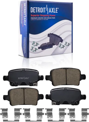 Miniatura 29 de Detroit Axle - Kit de frenos TRASEROS para Dodge Ram 1500 1994-1999 Tambores de freno Zapatas de frenos semimetálicas 1995 1996 1997 1998 Repuesto