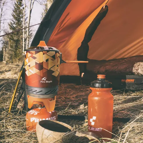 Miniatura 7 de Fire-Maple Fixed Star X2 - Sistema de estufa para mochileros y campamentos, equipo de cocina de propano al aire libre, juego de quemador de chorro
