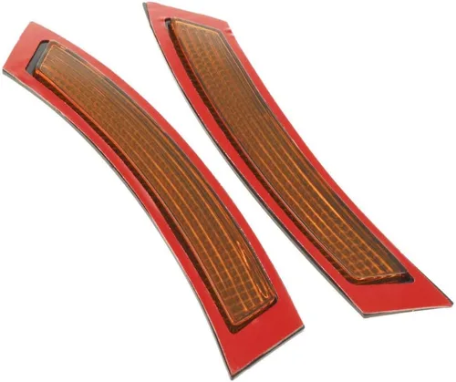 Miniatura 5 de 2 unidades para E92 E93 Serie 3 2P 2007-2013, reflector de parachoques delantero lateral con lente ámbar