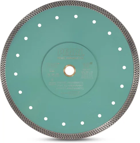 Miniatura 11 de PEARL ABRASIVE CO. Hoja de porcelana turbo de malla fina P4 de 4" 5/8"-20mm-7/8 con 4 agujeros