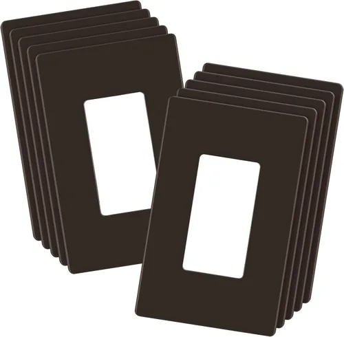 Miniatura 152 de LIDER Placa de pared decorativa sin tornillos para interruptor, resistente a los impactos, plexiglás de acrílico espejado, renovación moderna
