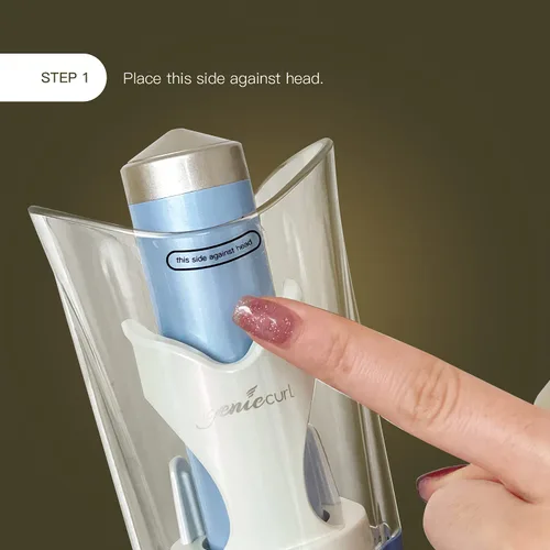 Miniatura 3 de LENA Rizador automático de cabello, rizador de pelo profesional, herramienta de peinado giratoria automática con barril iónico de cerámica y sensor