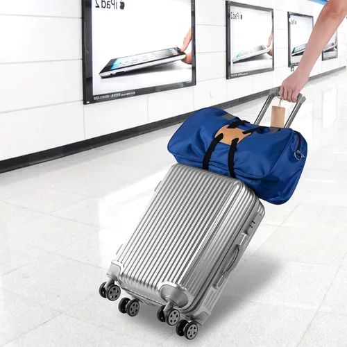 Miniatura 6 de Correas de equipaje para añadir una bolsa, fácil de viajar, correa elástica (dorado)