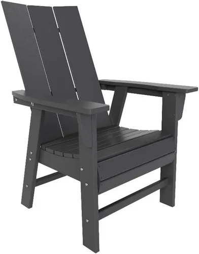 Miniatura 21 de Costaelm Sillas de césped, sillas de porche delantero, HDPE balcón, piscina, silla Adirondack, moderna silla de patio al aire libre, salón de resina