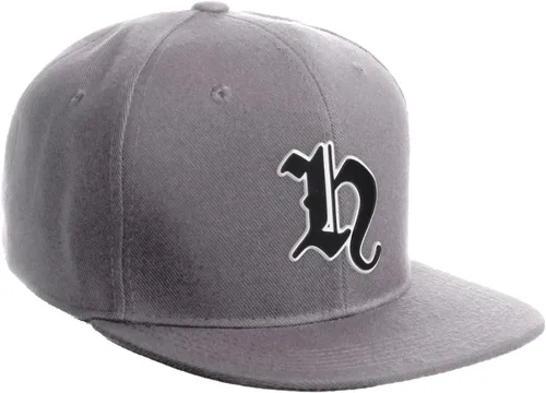 Miniatura 954 de Daxton Gorra clásica con visera de billete plano con letras del alfabeto inglés antiguo de la A a la Z