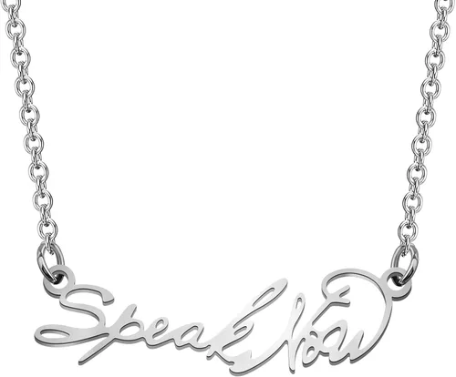 Miniatura 2 de OKEYCH Speak Now - Collar de música con tarjeta de mensaje regalo rápido para fanáticos de la música regalo para amantes de la música