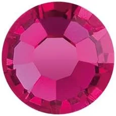 Miniatura 26 de 144 piezas SS10 Preciosa Maxima - Cristal checo con parte trasera plana 438 11 615, diamantes de imitación para manualidades, color rosa