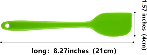 Miniatura 2 de Juego de 4 espátulas de silicona resistentes al calor para cocinar utensilios de cocina antiadherentes, raspadores de goma flexible para hornear