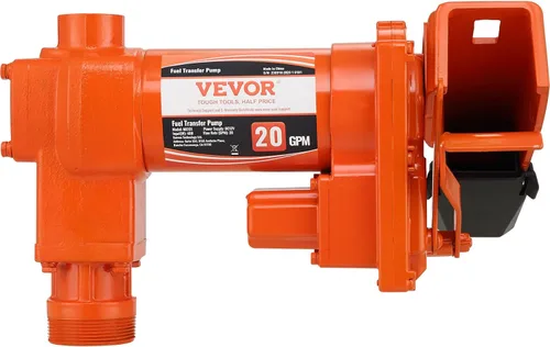 Miniatura 9 de VEVOR Bomba de transferencia de combustible, 12 V CC 20 GPM 1/4 HP, bomba extractora de gasolina con boquilla automática, manguera de descarga