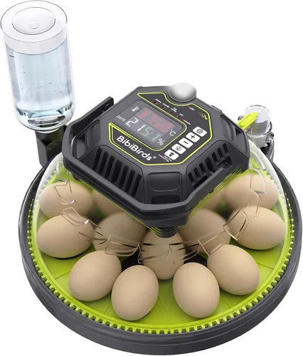 Miniatura 9 de Incubadora de huevos con contador automático de días de giro de huevos y atomizador para control automático de humedad, bloqueo automático completo