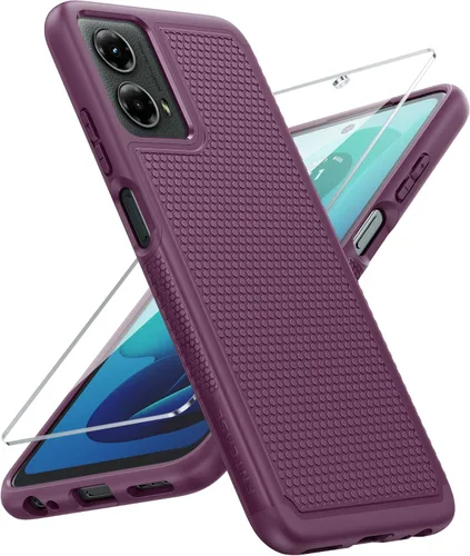 Miniatura 39 de FNTCASE Funda para teléfono Galaxy A14-5G: protección contra caídas de grado militar Samsung A14 5G, probada contra caídas de 14 pies, protector