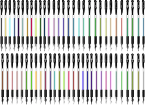 LI-GELISI Bolígrafos de gel con purpurina de repuesto de 120 colores, bolígrafos de purpurina de neón