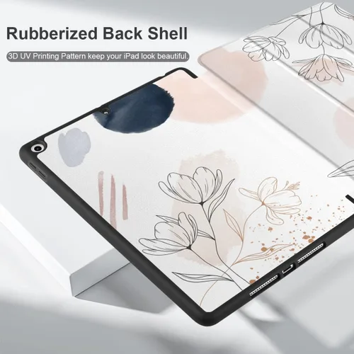 Miniatura 7 de DONGKE Funda compatible con iPad de 10.2 pulgadas 2021 2020 2019 iPad de 9ª/8ª/7ª generación con soporte para lápices, funda protectora delgada