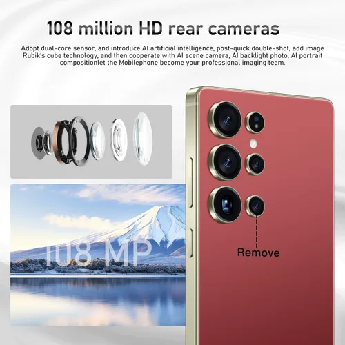 Miniatura 2 de I25 Ultra Smartphone Desbloqueado, Teléfono Desbloqueado 16+512GB, Pantalla HD+ de 6.9", Lápiz Óptico Integrado, Snapdragon 8 Gen 3, 7000mAh
