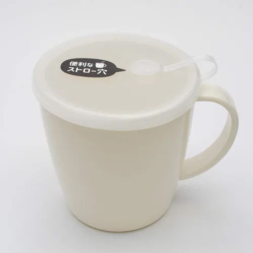 Miniatura 8 de Taza y tapa con un agujero para pajilla, para niños, enfermería, viajes, sin BPA, no tóxico, horno de microondas, apto para lavavajillas, Gris