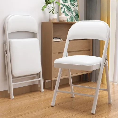 Silla de conferencia plegable sin brazos, ligera, apilable para reuniones y invitados, para oficina, recepción, uso doméstico, diseño que ahorra