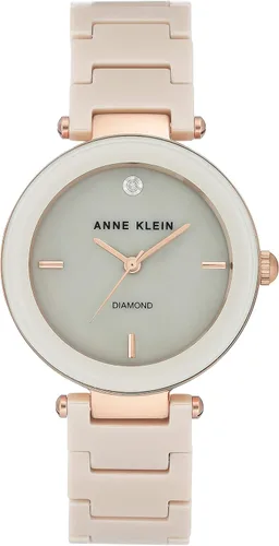Miniatura 13 de Anne Klein Women's Black Ceramic Bracelet Watch with Diamond Accent