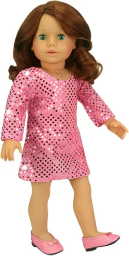 Miniatura 2 de Sophia's - Muñeca de 18" - Zapatos Glitter - Rosa Claro