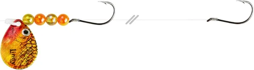 Lindy Colorado Blade Crawler Arnés Spinner Señuelo de pesca con cuchillas holográficas y patrones de cuentas seleccionados a mano