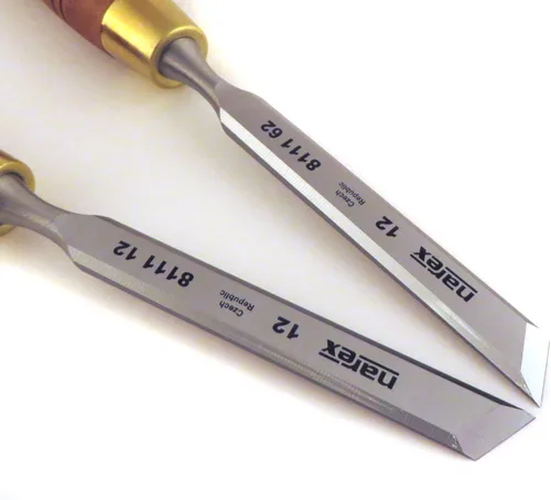 Miniatura 4 de Narex 851662 - Par de cinceles de pelado sesgado derecho e izquierdo 0.472 in 1/2" en caja de presentación de madera